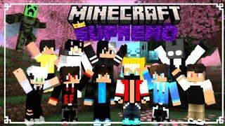 Uma NOVA JORNADA COM MAIS DE  13 youtubers MINECREFT SUPRUMO #EP 1