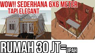 Rumah Sederhana Type 36 M2 (6x6 Meter)