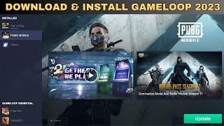 how to download and install gameloop in pc 2023 | gameloop global english version