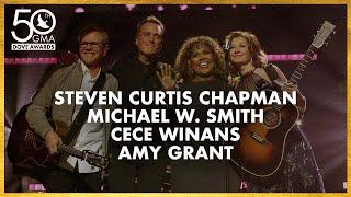 Steven Curtis Chapman, Michael W  Smith, CeCe Winans, & Amy Grant (50th Dove Awards)