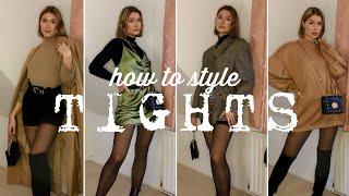 8 WAYS TO STYLE TIGHTS // Lizzy Capps