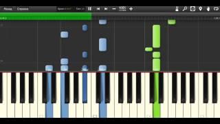 Everlasting Summer Let's be friends (Lena Theme) Synthesia piano tutorial