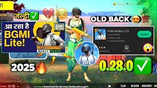 Pubg Lite Old 0.28.0 Comeback Update 2025 | Pubg Mobile Lite 0.28.0 Tencent Update 2025 