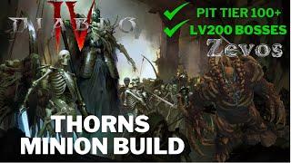 Diablo 4 Necromancer Thorns Minion AFK Trials finish!!