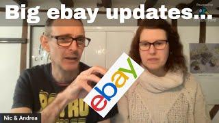 Big ebay SELLER UPDATES for 2025