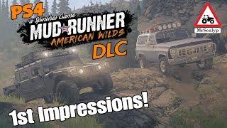 MUDRUNNER American Wilds, A Spintires Game: PS4 (1st Impressions!). NEW DLC/Expansion.