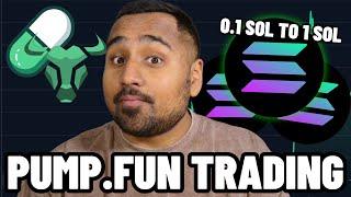 Flipping 0.1 Sol to 1 Sol! (Finding The Next 100x Crypto)  Live Memecoin Trading on Pump.Fun!!