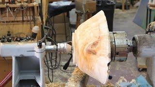 Roughing Cut for Bowl turning:   wyomingwoodturner