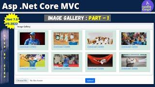 How to Design Image Gallery in ASP.NET CORE MVC | Image Gallery with asp.net Core MVC 7.0