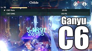 【原神 Genshin Impact】C6 Ganyu vs Dvalin & Childe