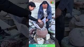 This Stone Sphere Fountain is MESMERIZING! #fountain #waterfeature #satisfying #cool