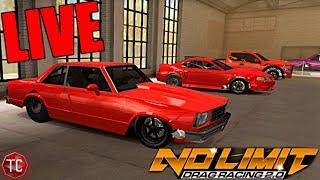 No Limit Drag Racing 2.0 LIVE: OPEN MEETS, RACING, GETTING FASTER, FULLY BUILT CARS & MORE!