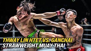 Wild Exchanges ️ Thway Lin Htet vs. Ganchai | Muay Thai Full Fight