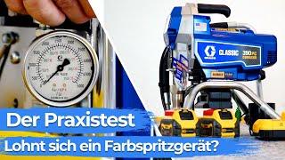 Praxistest - Graco Airlessgeräte im Vergleich [GX 21 - 390 PC]