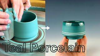 Teal Porcelain Tumbler - Start to Finish