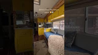 Home sweet tiny home  #rv #rvlife #vanlife #vanliving #camperrenovation #renovatedhome