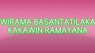 WIRAMA BASANTATILAKA KAKAWIN RAMAYANA BAIT 139-142