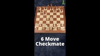 How to Checkmate Your Opponent in 6 Moves #Shorts