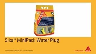 Sika®MiniPack Water Plug - rapid setting cement mixture