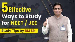 5 Most Effective Way to Study for NEET/JEE | A Topper's Study Plan | #neet #iitjee #allenkota