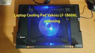 Laptop Cooling Pad Vakoss LF 1860AL unboxing