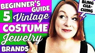 Beginner's Guide to 5 Vintage Costume Jewelry Marks You Can Find to Resell for Profit
