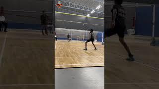 Saran and Pappu Noman play an exciting boys final! #shortvideo#viral#badminton#trending#new#shorts