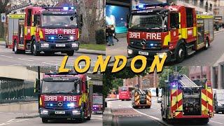 Fire Engines responding in LONDON | Fire Brigade in action