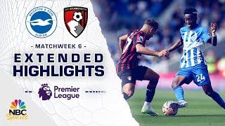 Brighton v. Bournemouth | PREMIER LEAGUE HIGHLIGHTS | 9/24/2023 | NBC Sports