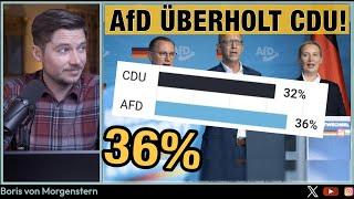 AfD überholt CDU und liegt bei 36 PROZENT!