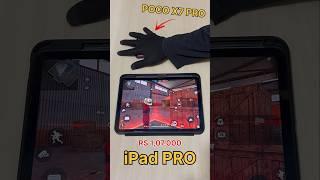 POCO X7 PRO  vs iPad PRO vs 24,000 vs 1,07,999 - FREEFIRE GAMING TEST #freefire #pocox7pro #shorts