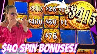 This HUGE BONUS was WORTH THE WAIT on High Limit Mystery of the LAMP! $40 SPINS