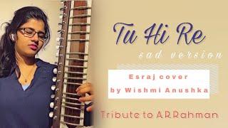 Tu Hi Re (sad version) Tribute to A.R.Rahman | Esraj Cover | Wishmi Anushka