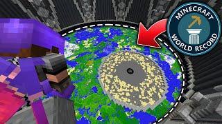 I Made the World’s Largest Map in Minecraft…