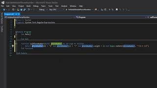 Visual Basic Validation: Validating a Mobile Phone Number
