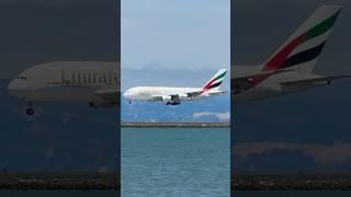 Emirates Airbus A380-800 Flight EK225 Smooth Landing at San Francisco (SFO) From Dubai (DXB)
