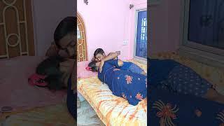 Sleepless Nights & Hilarious Fights: Our Couple's Sleep Time Saga!  #couples #funny #shorts #vir