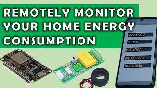 Remotely Monitor your Home Energy Consumption | PZEM-004T  | RemoteXY IoT Cloud | FLProg