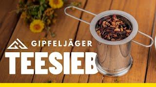 Gipfeljäger TEESIEB – Ein 3-in1-Set für Teeliebhaber