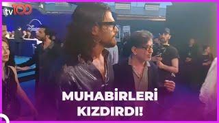 Muhabirler Can Yaman'ı protesto etti