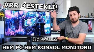 VRR destekli KONSOL/PC Monitörü! "Asus XG27UCS 4K 160Hz"