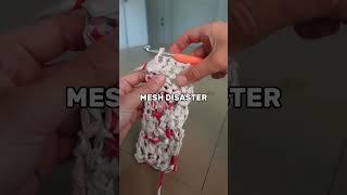 crocheting with everything other than yarn - plastic bags