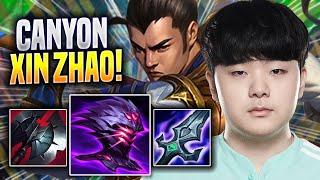 CANYON TRIES XIN ZHAO WITH NEW ITEMS! - DK Canyon Plays Xin Zhao JUNGLE vs Graves! | Preseason 2023