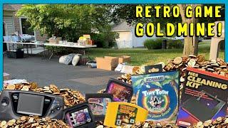 This Retro Game Hunt was PURE GOLD!  || Yard Sale Video Game Hunting!