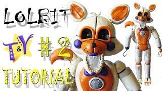 Как слепить Лолбит ФНАФ 7 из пластилина Туториал 2 Lolbit from clay Tutorial 2