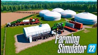 РЕШЕНО!!! СТРОЮ БИОГАЗОВЫЙ ЗАВОД!!! Farming Simulator 22