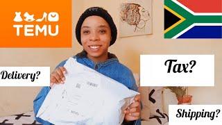 TEMU SOUTH AFRICAN SHOPPING EXPERIENCE WITH TAXES, DELIVERY & SHIPPING VIA BUFFALO LOGISTICS.