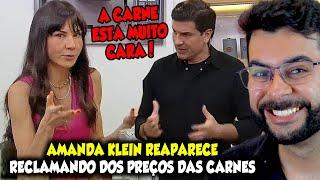 AMANDA KLEIN REAPARECE RECLAMANDO DOS PREÇOS DO SUPERMERCADO KKKKK