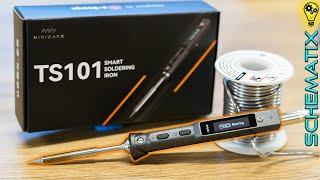 MINIWARE TS101 soldering iron Review II Portable battery powered iron!