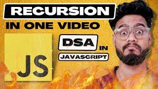 Data Structures in Javascript ( Recursion ) |  DSA Interview Questions | Backtracking Algorithms